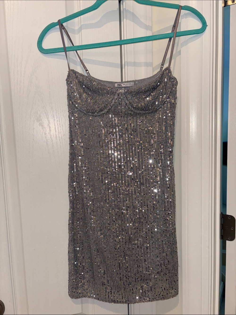 Zara  Sequin Mini Dress